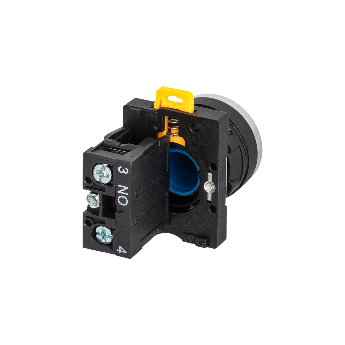 MTB2-EAZ116 - Кнопка плоская синяя, 1NO, IP54, пластик