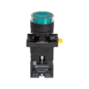 MTB2-EW33611 - Кнопка зеленая с подсветкой, 1NO, 24V AC/DC, IP54, пластик