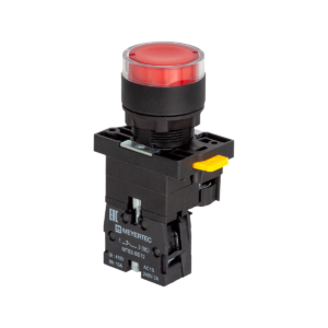 MTB2-EW34621 - Кнопка красная с подсветкой, 1NС, 24V AC/DC, IP54, пластик