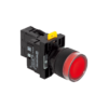 MTB2-EW34621 - Кнопка красная с подсветкой, 1NС, 24V AC/DC, IP54, пластик