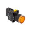 MTB2-EW35611 - Кнопка желтая с подсветкой, 1NO, 24V AC/DC, IP54, пластик