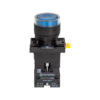 MTB2-EW36611 - Кнопка синяя с подсветкой, 1NO, 24V AC/DC, IP54, пластик