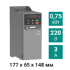Преобразователь частоты ПЧВ1-К75-А [М01] 0,75 кВт 220 В